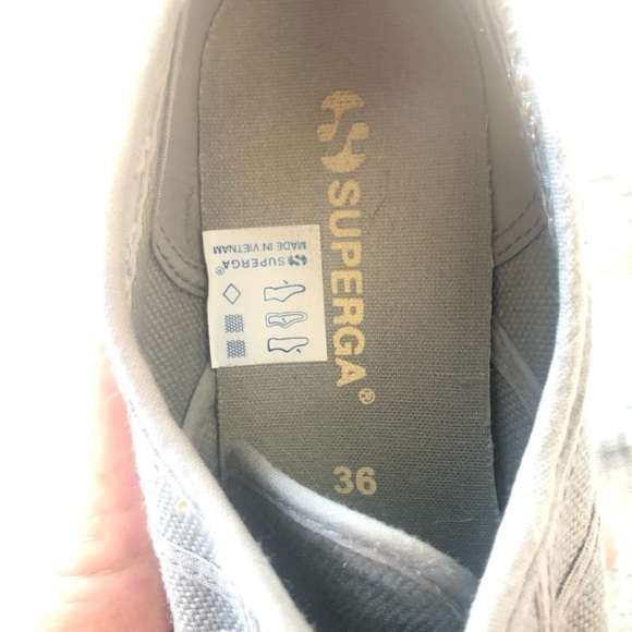 Superga Unisex Gray Cotu Classic S000010-M38 Sneakers Women's 6 Men's 4.5 - Picture 15 of 15